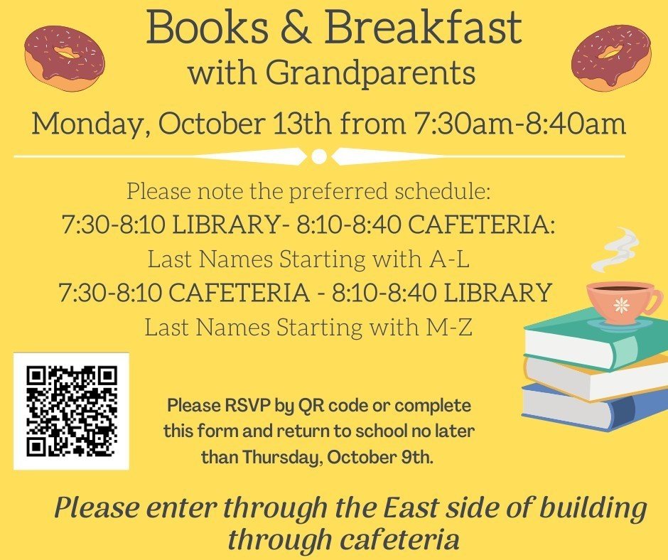 📚✨ Books &amp; Breakfast – Monday, October 13 | 7:30–8:40 AM