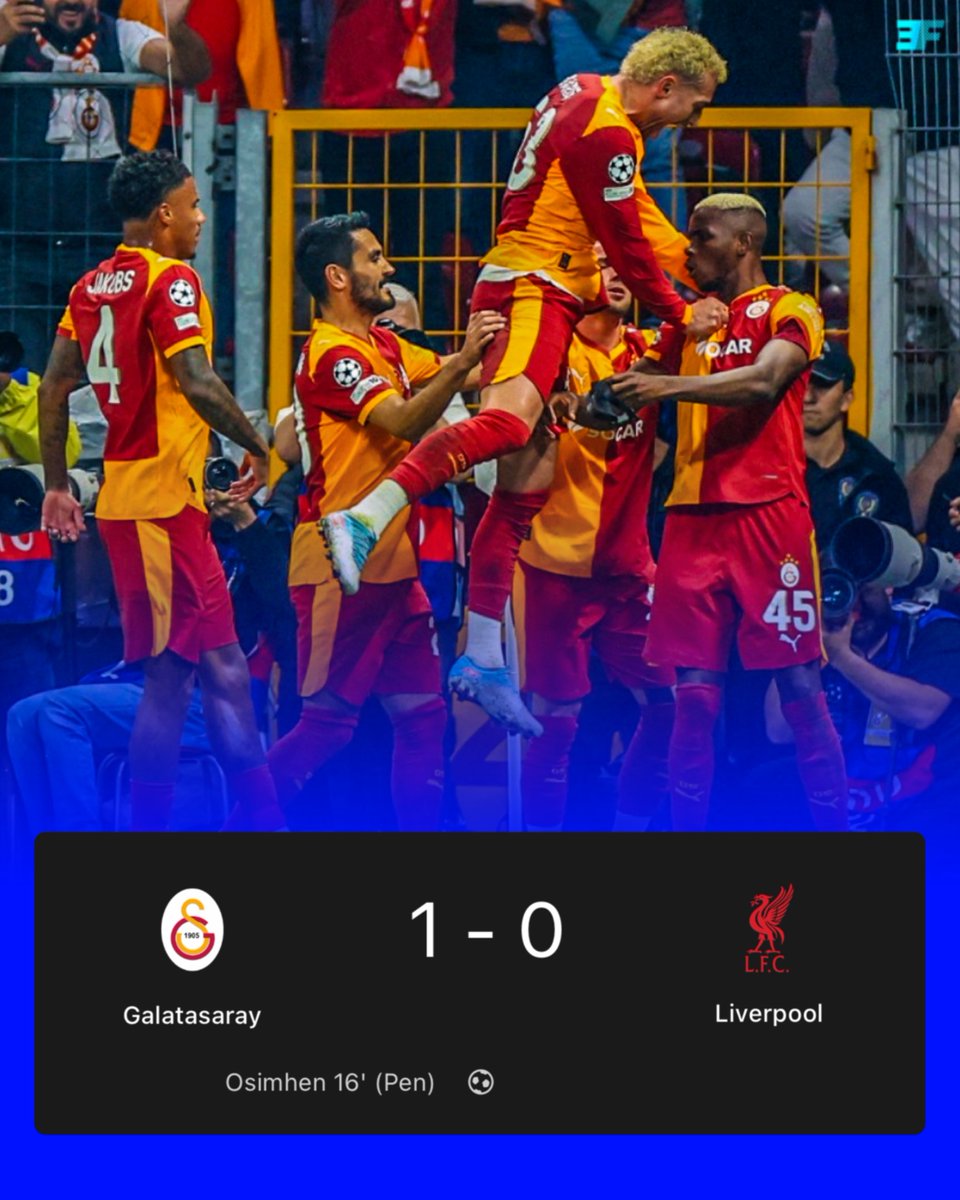🚨🇹🇷 GALATASARAY BEAT LIVERPOOL! 🔴🟡