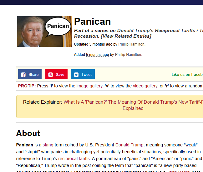 sigmajunky's tweet photo. Knowyourmeme has the official panican meme
https://t.co/Zip1rduE1a https://t.co/yBvwH0Znp4