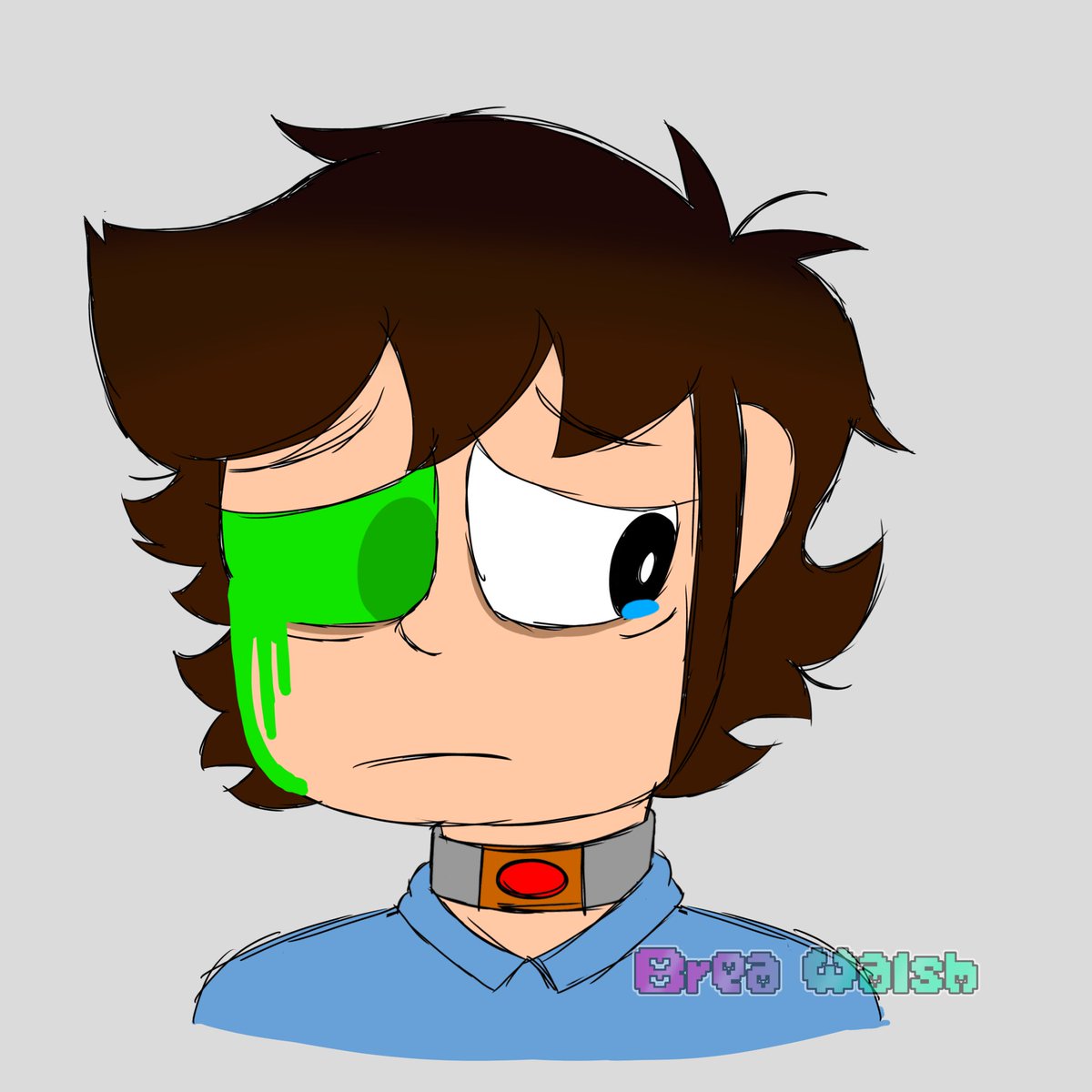 Depressed green eye white boy 
#playtimewithpercy