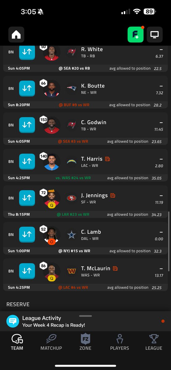 TSM_Feral's tweet photo. @DynastyDadFF Was offered Saquon for Lamb, any suggestions? https://t.co/83UwOjcldQ