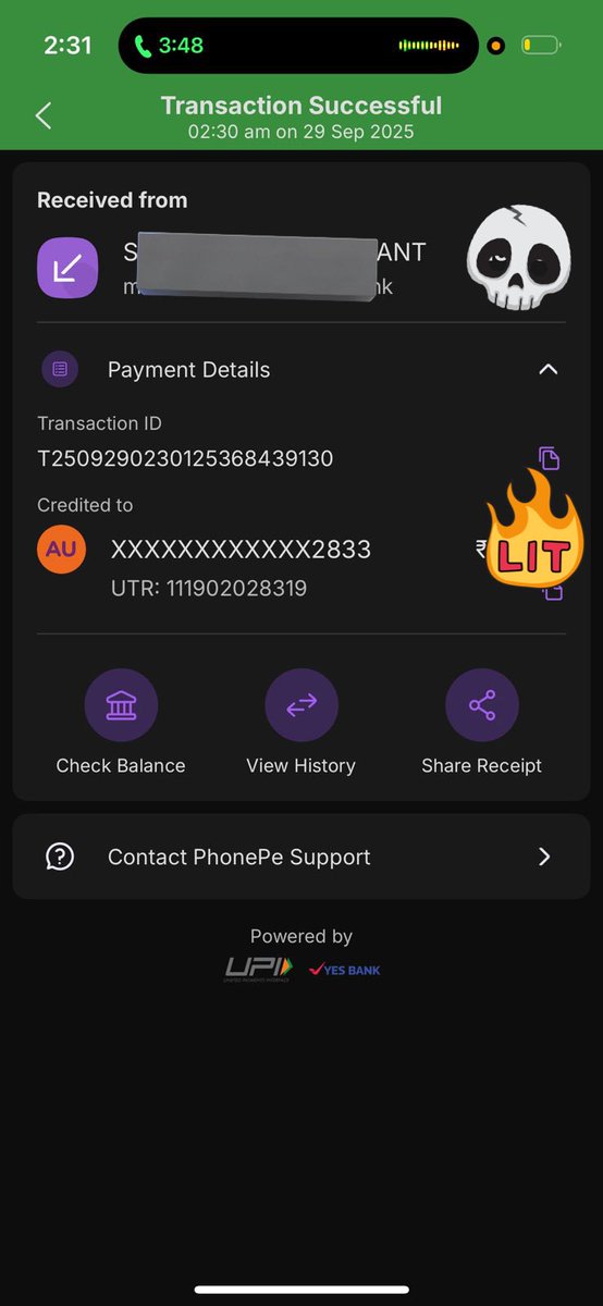 param_shankar18's tweet image. WAIT… Did I just wake up to ₹XX,000
credited to my account at 2:30 AM?! 😱👀
All from a side hustle project I almost said NO to. This is your sign to trust the grind midnight payments hit DIFFERENT! 🌙💸
Retweet if you want to see how I did it…🔥👇
