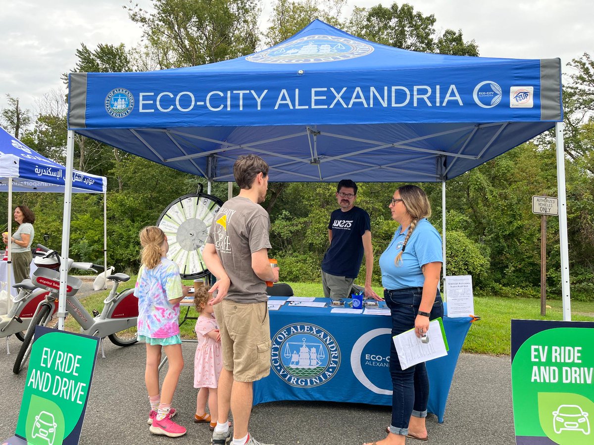 We loved seeing you at the EV Ride &amp; Drive Event.
Thank you for joining us!

Remember to:
Check out our electric buses
Test ride e-bikes and scooters
Talk to local EV owners
Engage with local organizations
Test drive EVs

#EcoCityALX #AlexandriaVAGov #ElectricVehicles