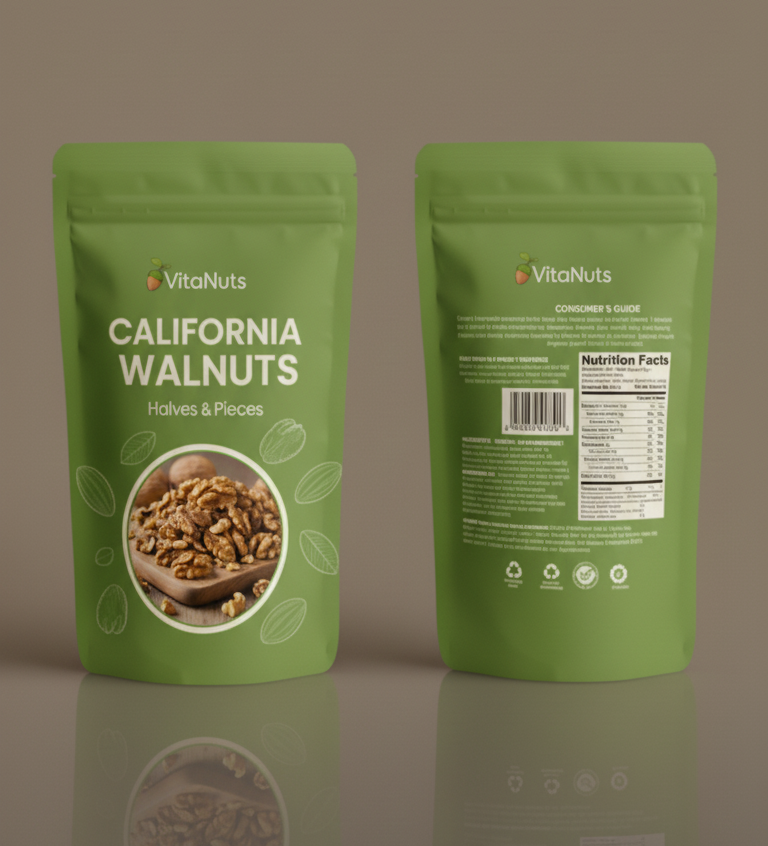 ProAmir0's tweet image. Check out new work on my @Behance profile: &quot;Eco-Friendly Walnut Packaging Design – VitaNuts&quot; be.net/gallery/235687…