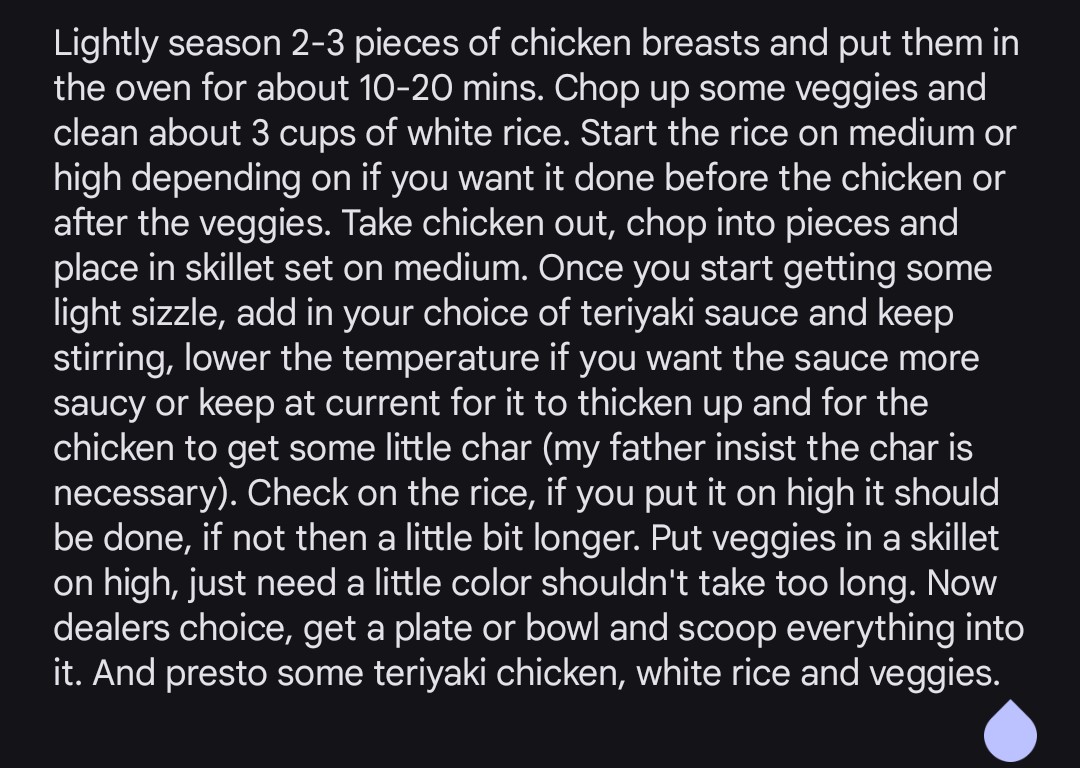 MesmitosNox's tweet photo. @PyroPupCenter #Sintember #SintemberDay30 #SinderMosaic #ComfortForSinder #InfernoOfImagination
My teriyaki recipe. Warning you will be very full. Then if you want to spoil yourself later, have a slice of cookies and cream ice cream pie https://t.co/nQ1c8Ofv3p