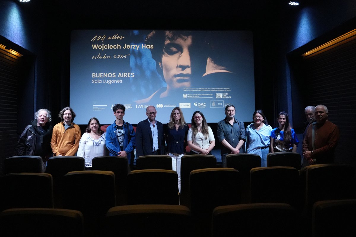 📚🎬 Se realizó la Masterclass “El manuscrito encontrado en Zaragoza” (Wojciech J. Has, 1964), a cargo de Tomasz Kolankiewicz, director de la Filmoteca de Polonia.

🇵🇱 🇦🇷 Una jornada de intercambio y conocimiento que fortalece los lazos culturales entre Polonia y Argentina .