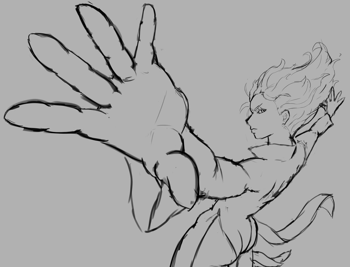 JM_Night's tweet image. Sneak peek! Oh she angery

#Tatsumaki #OnePunchMan #sketchart #fanart