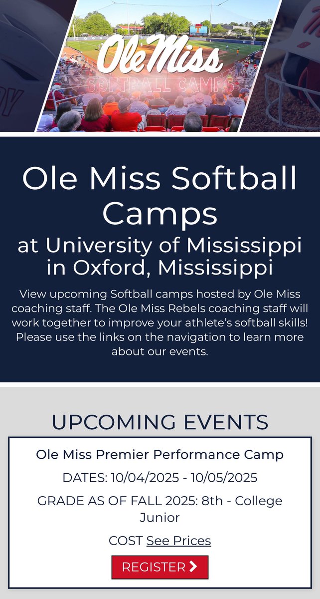 Headed to <a href="/OleMissSoftball/">Ole Miss Softball</a> this weekend for some focused work and development! 
<a href="/16uTxGlory/">16u Texas Glory</a> <a href="/cedricc07734293/">Cedric Coleman</a> <a href="/NEvansSoftball/">Nancy Evans Softball</a> <a href="/CoachBBuchanan/">Bobby Buchanan</a>
<a href="/Jamie_Trachsel/">Jamie Trachsel</a> <a href="/CoachMorganK/">Morgan Klaevemann</a> <a href="/SBRRetweets/">Softball Recruiting Reposts</a> <a href="/BNHS_Softball/">Byron Nelson Softball</a> <a href="/LineDsoftball/">Line Drive Media</a> <a href="/ExtraInningSB/">EXTRA INNING SOFTBALL</a> <a href="/D1Softball/">D1Softball</a>  <a href="/DfwSho/">DFW Sho'Case</a> <a href="/Sports_Recruits/">SportsRecruits</a>