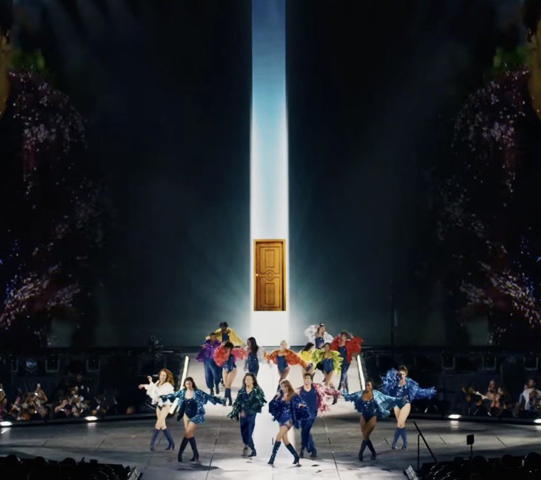Taylor Swift's YouTube bar features the Karma Orange door from