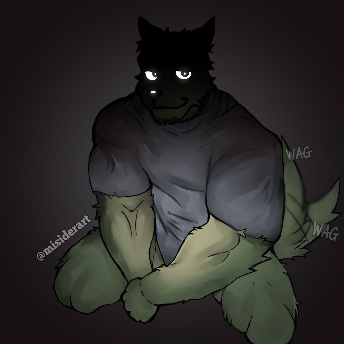 misiderart's tweet photo. Are you guys ready for Halloween month? 🎃 
#Halloween #furry #furrybara #furryart #furryartist https://t.co/ms0rVboHIh