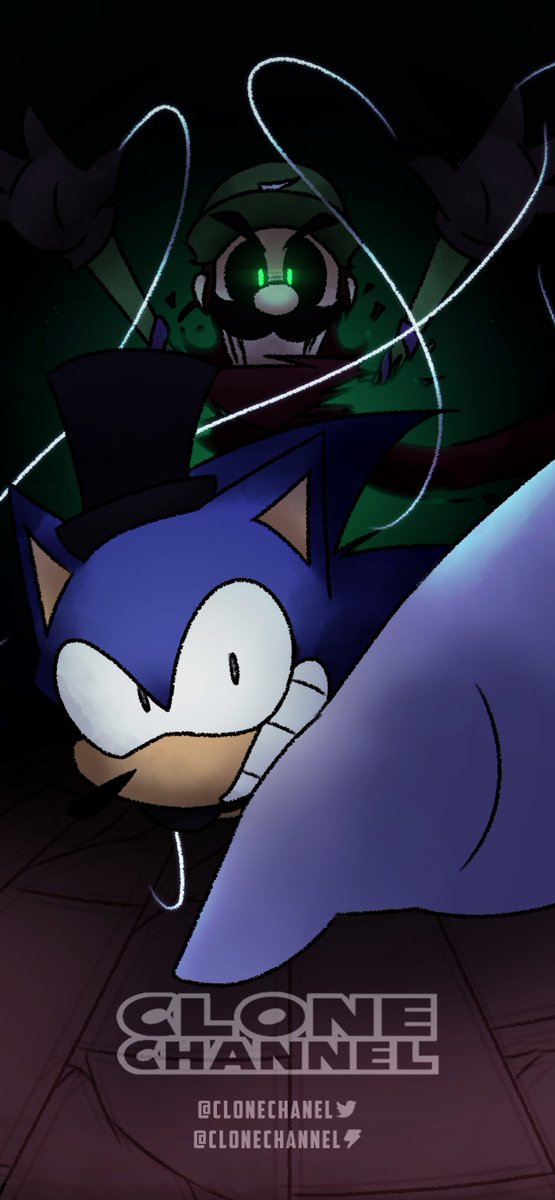 Trapped in a mansion of endless twists and turns... will he ever manage to escape!?

(#CloneChannel for October 2025, feat. Luiginette (Rockclones) &amp; Clone Sonic)
#fnas #SonicTheHedgehog #Mario