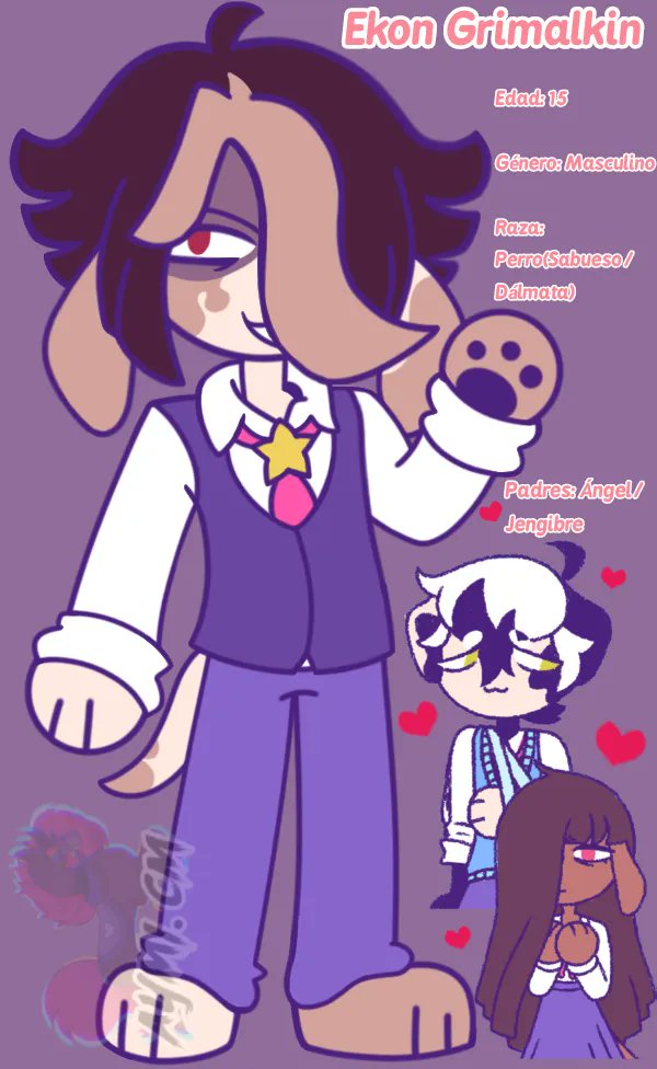 AymiArt's tweet photo. Nombre: Ekon Grimalkin
Padre: Ángel Grimalkin/Patches Ito
Madre: Jengibre Clarete
#purrfectapawcalypse #furryfriends @90%Studios #furry #horror #purrfectapawcalypsefanart #purrfectapawcalypsebrownie #purrfectapawcalypseOlive #dog #dococ #rpg https://t.co/2ZrhTZY2C7