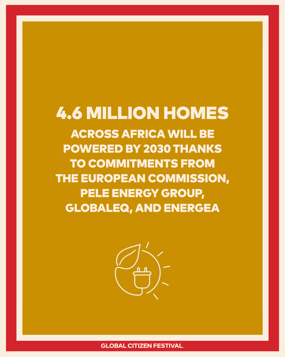 GlblCtznImpact's tweet photo. Thank you, @GlblCtzn's❤️⭕️ This year’s #GlobalCitizenFestival was a rallying point for our most ambitious goals yet, including: 

⚡️ Expanding renewables across Africa⁠
🌳 Protecting the Amazon
📖 Securing education for children⁠

Full Impact Report 👇https://t.co/N6aX3CxcR2
⁠ https://t.co/yb44LjWGSe