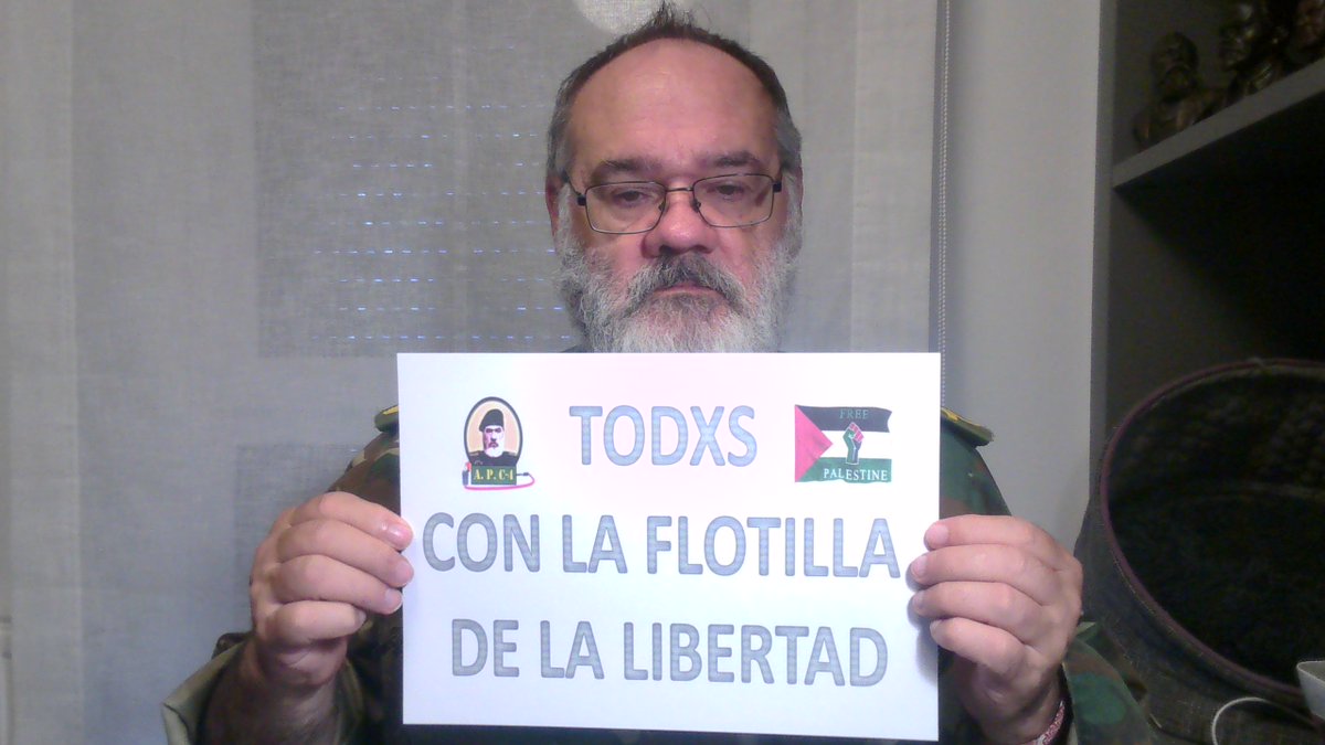 todxs con la flotilla compañerxs valientes 
por una palestina libre
