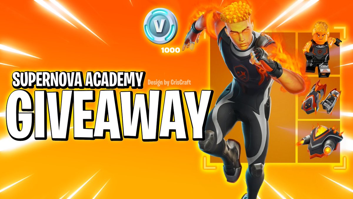 Supernova Academy Quest Pack GIVEAWAY!
1 Winner 🏆

To enter:
1. Like + Repost ❤️♻️
2. Follow <a href="/CrisCraft1304/">CrisCraft</a> &amp; <a href="/LinIsCrazy/">LinIsCrazy</a> 
3. Tag some friends 🫂

‼️ CL Code, might need a VPN ‼️

Ends on Thursday, good luck 🍀