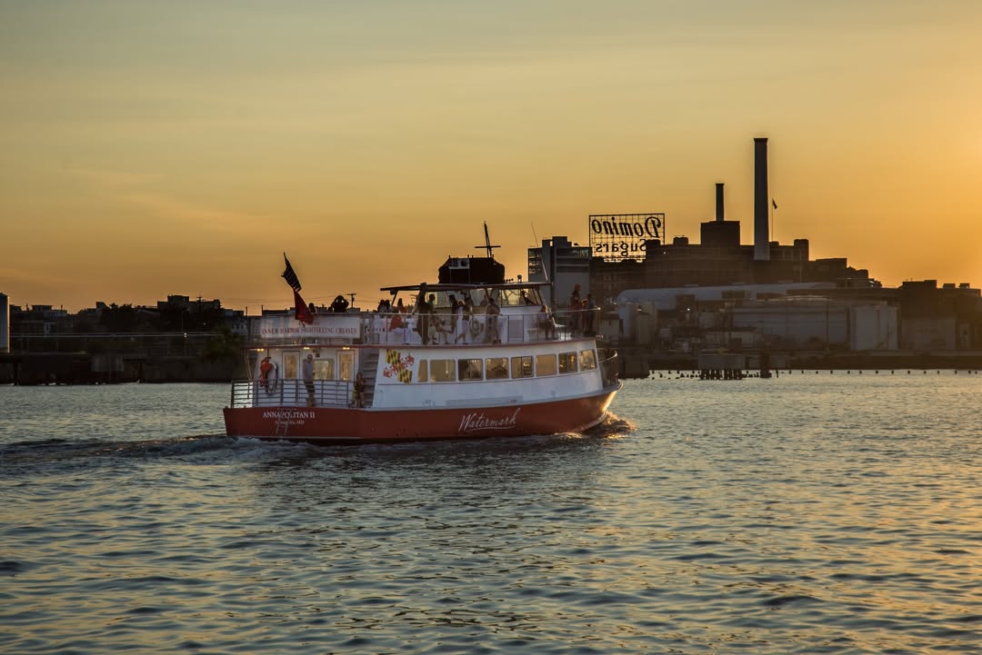 See Baltimore like never before—landmarks, history, and skyline views all in 45 minutes! 🛥️✨ #BaltimoreByBoat #WatermarkJourney #InnerHarborCruise