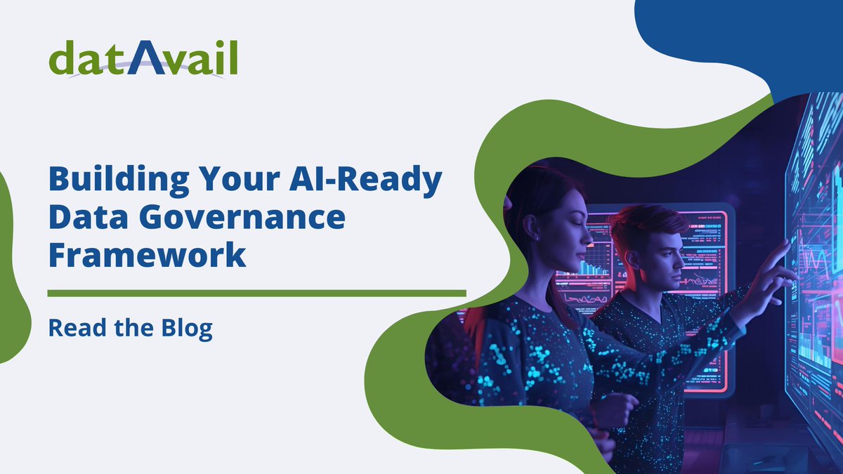 datavail's tweet image. Is your #DataGovernance ready for #AI? Learn practical steps to integrate AI while maintaining compliance and #data quality. Explore key pillars and strategies to future-proof your governance model 👇
datavail.com/blog/building-…
#AIGovernance #DataManagement #DataQuality