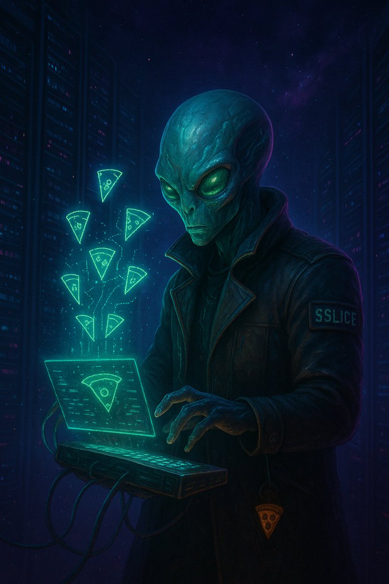 Davanasgaming's tweet photo. π₯π½π»
The Hack has begun.
Alien Slice just cracked the ChainGalaxy, leaving trails of glowing pizza-data across the stars. πβ¨
Are you ready to join the underground? π
Grab a $SLICE here πhttps://t.co/cpPSV3lsDt
#SLICE #UFO #Crypto #UFOPIZZA #Pizzafromspace https://t.co/6NVCpyZj0Z