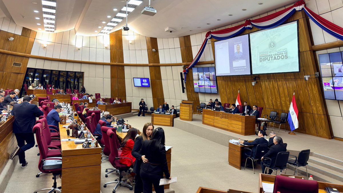 cerini_py's tweet image. Hoy estamos presentes en la sesión ordinaria de @diputadospy , trabajando en cada punto del orden del día con el compromiso de representar a Itapúa y a todo el Paraguay.
Nuestro deber es escuchar, debatir y construir consensos que aporten soluciones reales a las necesidades de…