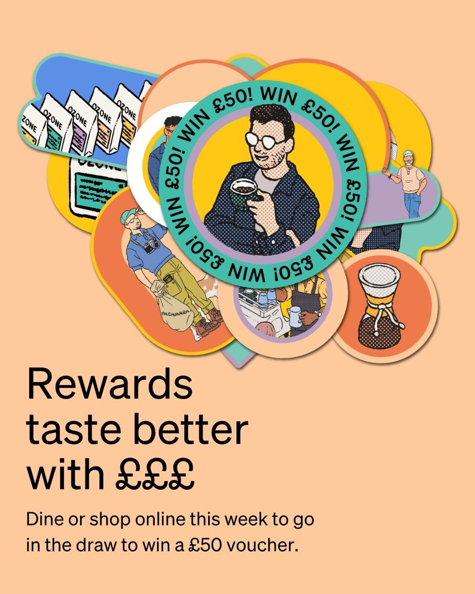 ozonecoffeeuk's tweet photo. International Coffee Day is nearly here! 🎉
Win 1 of 4 £50 Ozone vouchers—just for drinking coffee! ☕
Join our Rewards Club &amp; shop in-store, online, or dine in from 1–8 October to enter.
No fuss. Just perks, coffee &amp; good vibes. https://t.co/voISRokalL https://t.co/djkm2JBh8I