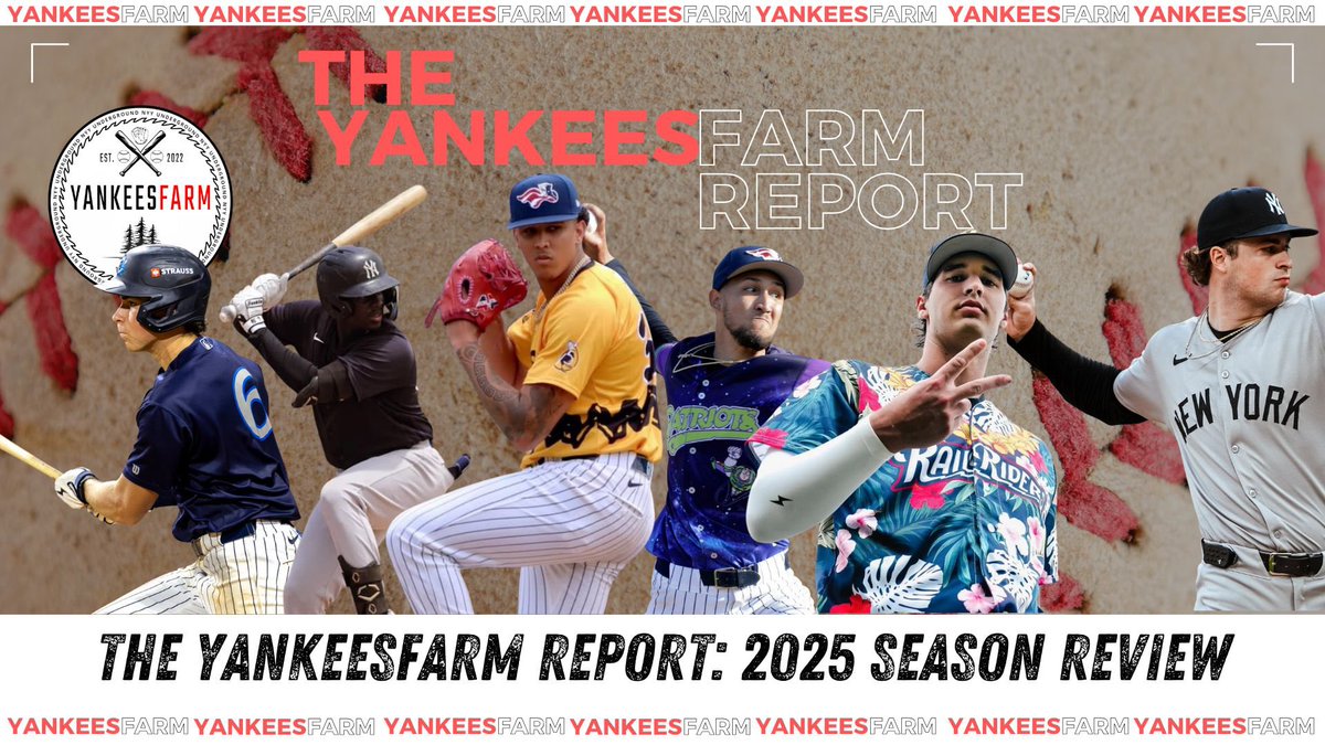 🎙️Reviewing the Farm System!
Join us in the chat!

youtu.be/90ZD-PJaXGg?si…

#RepBx #Yankees