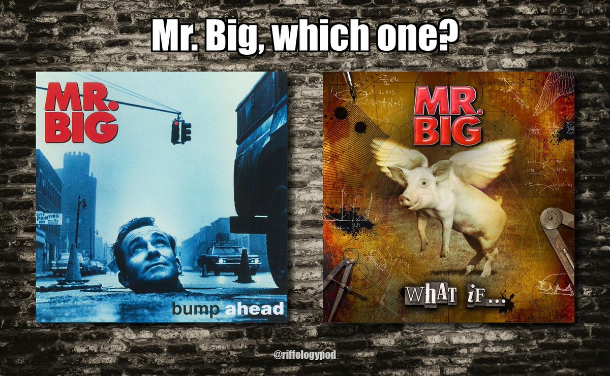 RiffologyPod's tweet photo. 🇺🇸 Which Mr. Big album gets your vote: 'Bump Ahead' (1993) or 'What If...' (2010)?
Please share and follow us for daily music content!
#riffology #MrBig #BumpAhead #WhatIf https://t.co/KtzSmgQbEn
