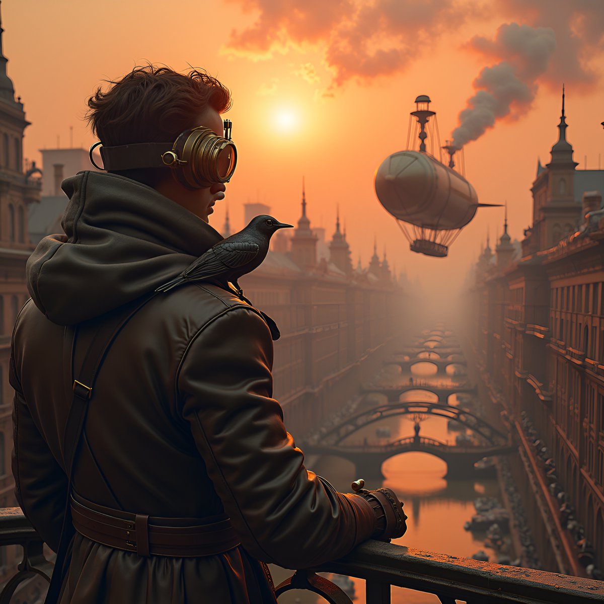 PromptSin's tweet image. Experience a futuristic cityscape at sunset! 🌆✨ Explore more adventures today! #FuturisticVibes #CityScape