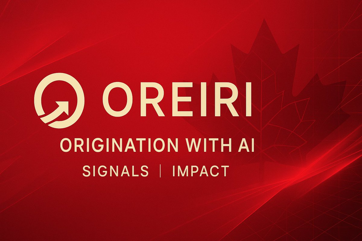 bazk's tweet photo. 🚀 Oreiri is here.

M&amp;A origination isn’t chance — it’s signals → insights → deals.

🌐 Canada’s overlooked plays, cross-pollinated globally.

Follow for signals. Stay for impact.

#MergersAndAcquisitions #BuildCanada #PrivateEquity https://t.co/zrLYfgc4ya