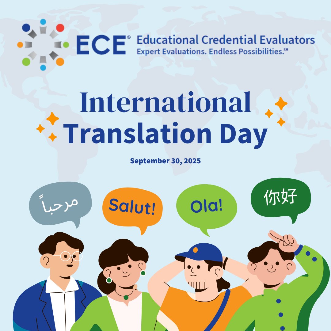 ECEConnection's tweet image. Language professionals play a crucial role in bringing nations together - facilitating dialogue, understanding, and cooperation - and strengthening world peace and security. Happy #InternationalTranslationDay! 

#ExpertEvaluations #EndlessPossibilities #IntlEd #ECE