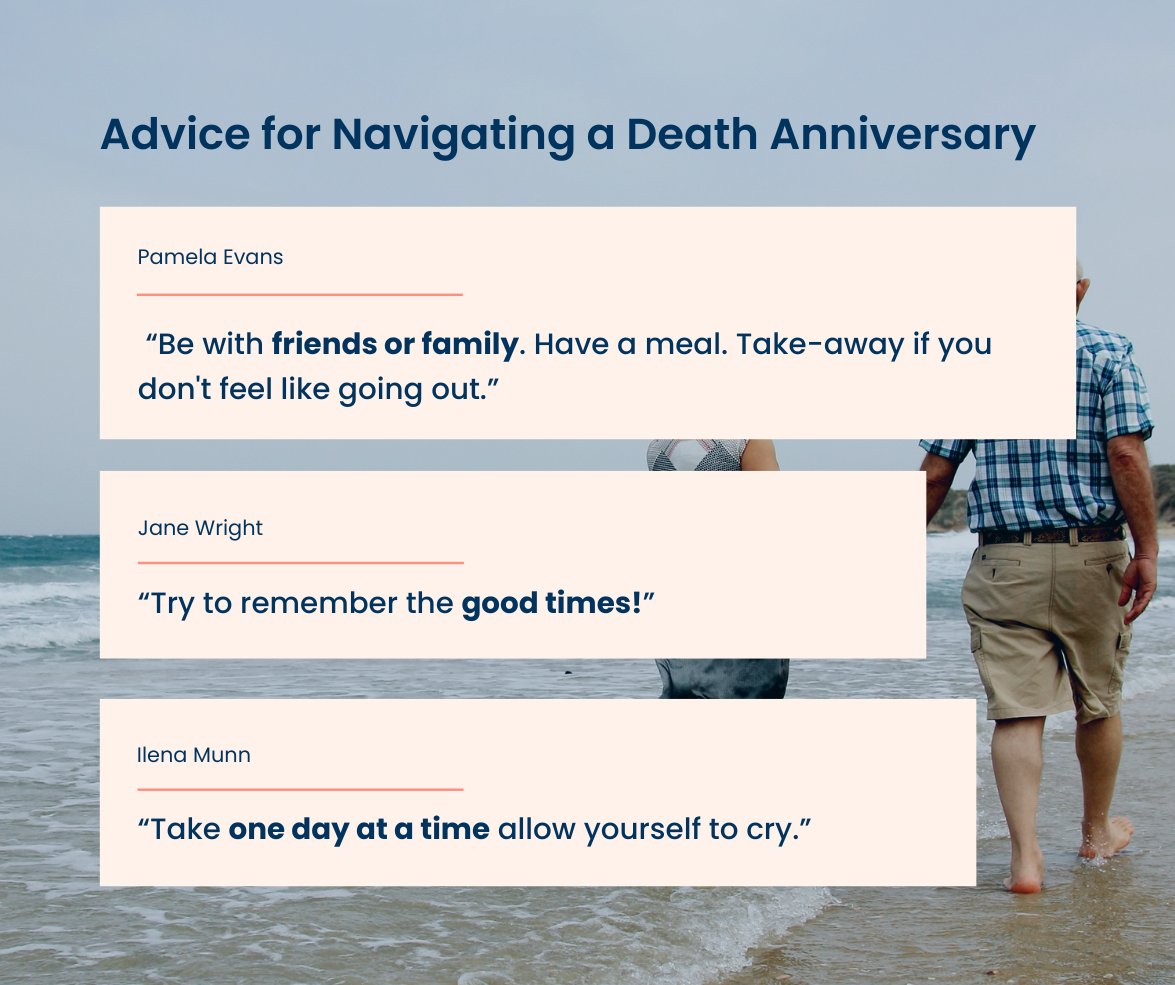 Anniversaries of a loved one’s passing can be difficult to face 💭

We recently asked you to share your guidance on coping with a death anniversary, and here are some of the thoughtful suggestions you offered in the comments 🩵

#advice #griefawareness #directcremation