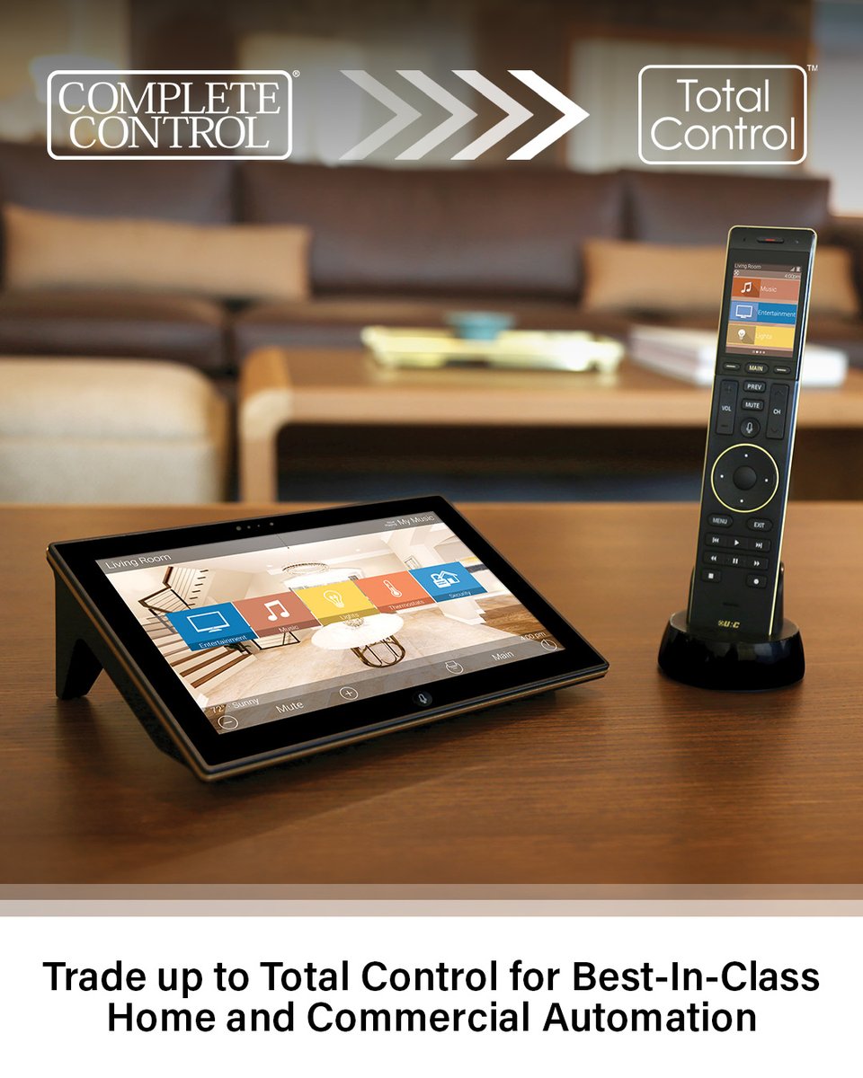 urc_automation's tweet image. Like Complete Control? Then you’ll love Total Control! Trade up to URC Total Control for best-in-class home and commercial automation! #smarthome #automation #urcautomation #hometheater #urctotalcontrol #urc #smartbusiness #completecontrol