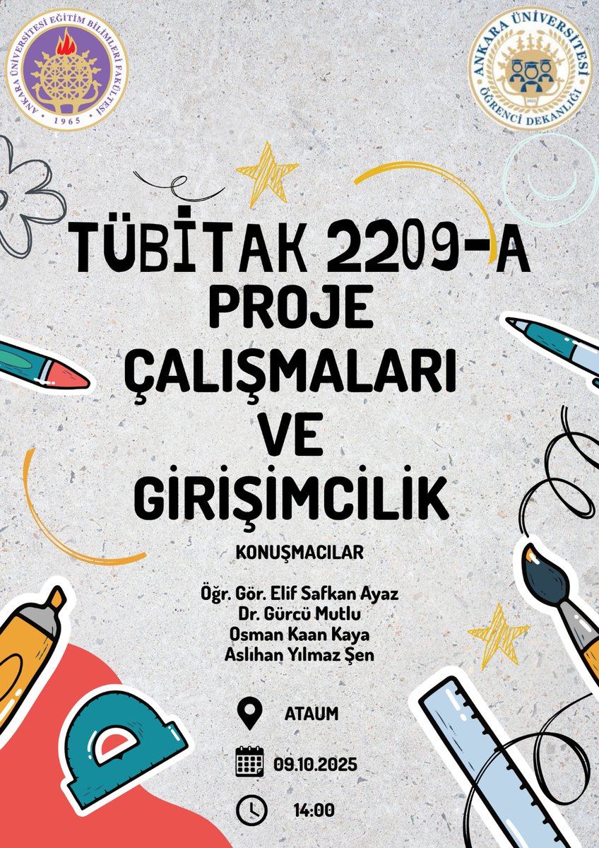 Ankara Üniversitesi Öğrenci Dekanlığı tweet media