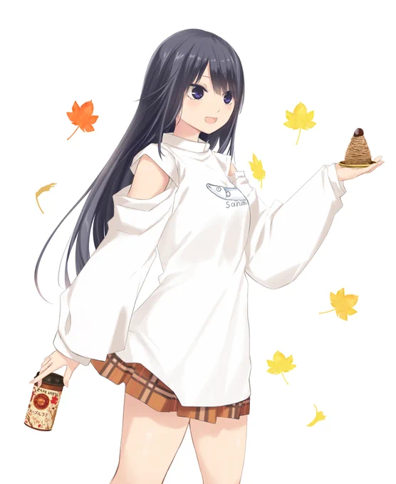 看板娘白峰さんの誕生日ということで 秋のスイーツをプレゼントしてみました～