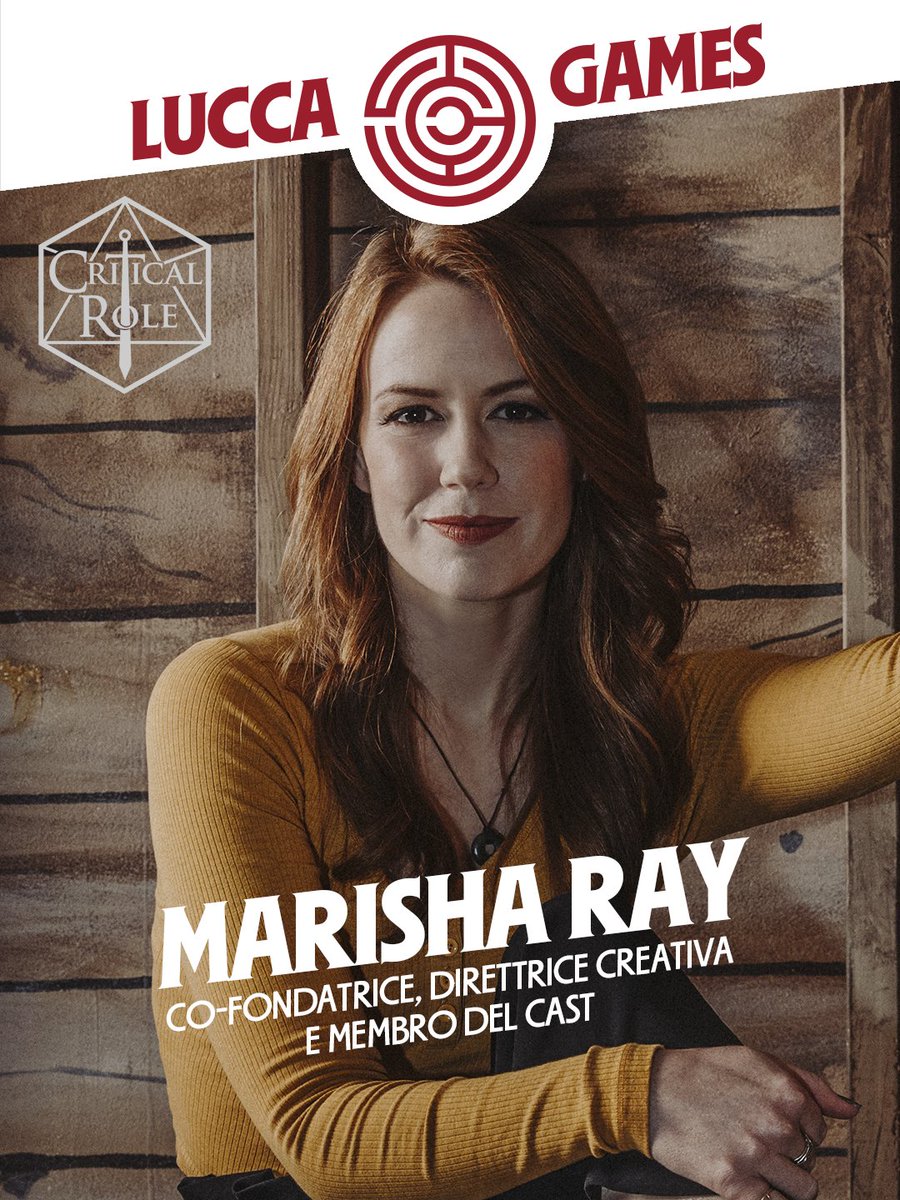 Critters, #CriticalRole per la prima volta in Italia, qui a Lucca! Con noi Matthew Mercer &amp; Marisha Ray per una serie di eventi unici, anche per conoscere meglio il loro GdR Daggerheart con #AcheronGames. 
#criticalrole #daggerheart #taldoreireborn #candelaobscura #voxmachina
