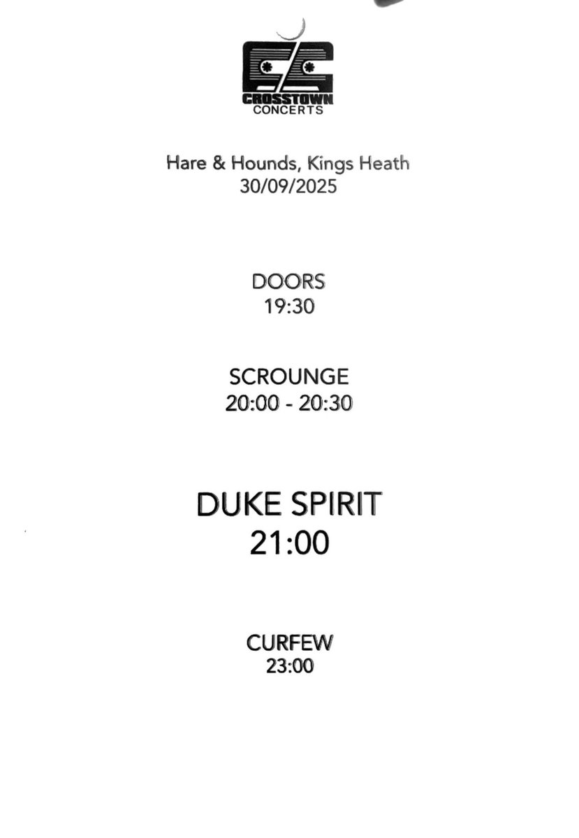 dukespirit's tweet photo. Birmingham! @hareandhounds https://t.co/6OWCDL7Gkm