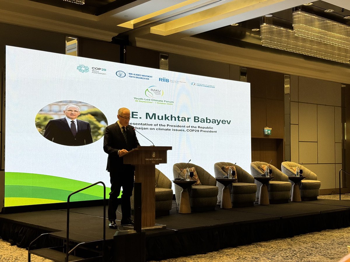 H__Nigar's tweet image. #BakuClimateActionWeek Day2
Global climate diplomacy is undergoing transformation, with youth leadership central to its development. 🌍

#BCAW2025 #ClimateDiplomacy 
#ClimateAction #Baku