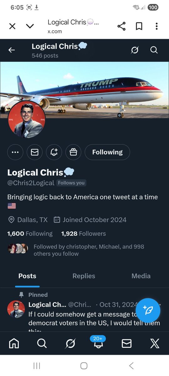 Can we find some more friends for 
<a href="/Chris2Logical/">Logical Chris💭</a> 
<a href="/Gualterum/">DeusRegit</a> 
F&amp;R
💪🫶👊💥💯🇺🇸