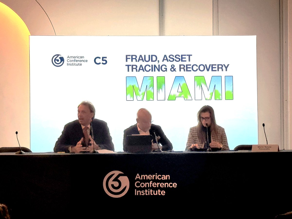 Earlier today, Andrew McLeod and Andrew Lomas participated in insightful panel sessions at the C5/ACI Miami conference on Fraud, Asset Tracing &amp; Recovery, sponsored by One Essex Court.