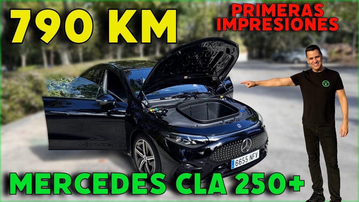 MERCEDES CLA 250+ ELÉCTRICO 790 km de AUTONOMÍA ¿SERÁ POSIBLE? MIS PRIME... youtu.be/Xrw6RTBQW1I?si… vía <a href="/YouTube/">YouTube</a>