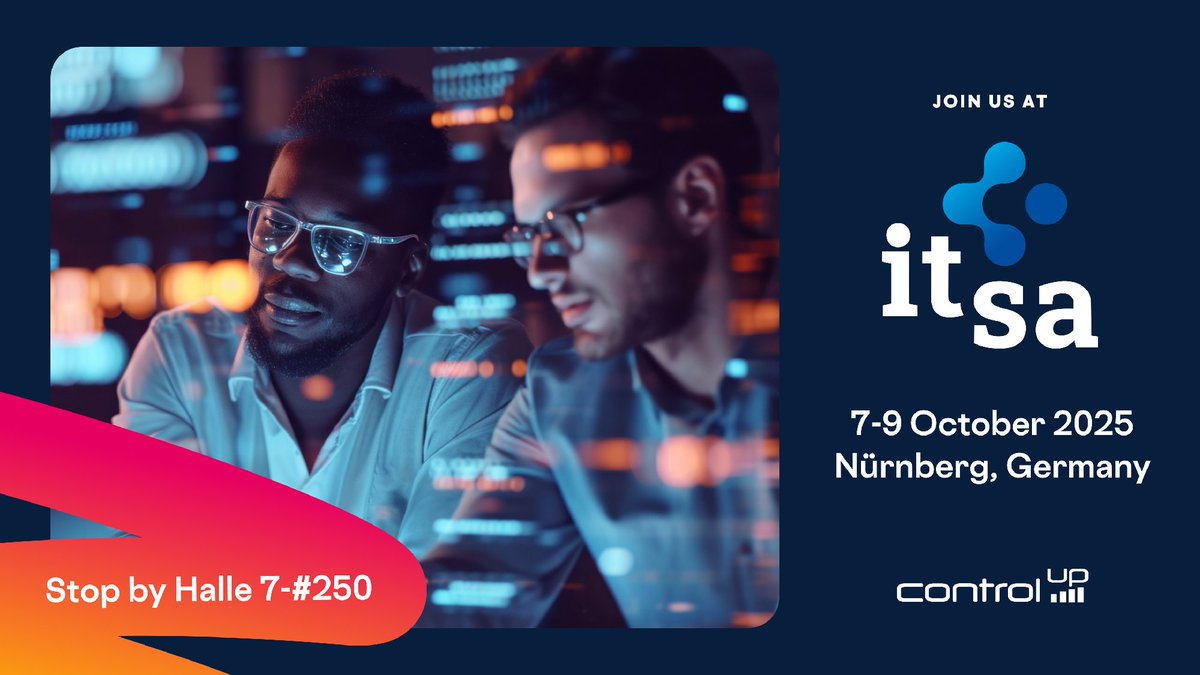 ControlUp's tweet image. Only days away! ⏳

The ControlUp team is heading to Nuremberg for it-sa Expo&amp;amp;Congress, Oct 7-9. Stop by and discover how we’re shaping the future of secure digital employee experience. See you there! 👋

#itsa2025 #ControlUp #CyberSecurity

itsa365.de/de-DE
