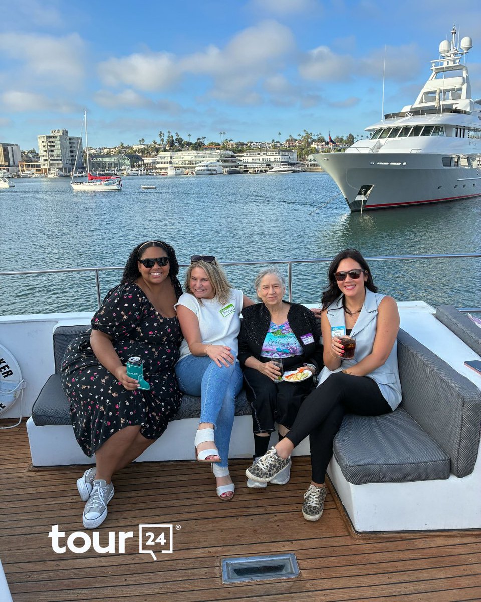Last week, Tour24 had the pleasure of hosting a sunset cruise through beautiful Newport Harbor with our friends at RealPage, along with valued clients and prospects. The setting sun and ocean breeze created the perfect backdrop for meaningful conversations and new connections.