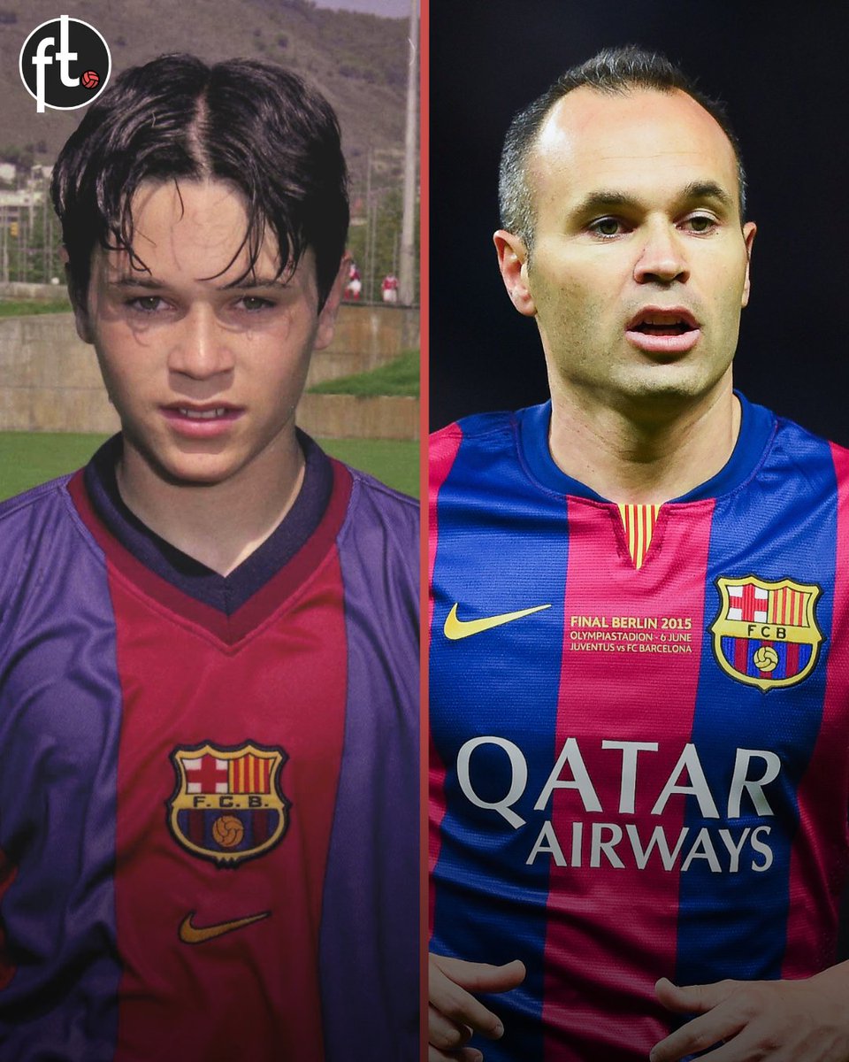 Footballtweet's tweet photo. 📅 On this day, 29 years ago, Andrés Iniesta joined La Masia. 💙❤️

He would become one of the best players in Barcelona history. ✨

🗣️ Pep Guardiola: “Iniesta doesn’t dye his hair, he doesn’t wear earrings and he hasn’t got any tattoos. Maybe that makes him unattractive to the media, but he is the best.”

🗣️ Sergio Ramos: “Iniesta is the boyfriend that every mother wants her daughter to have. The figures over his career tell you all you need to know. He is a magical player. There are few players in the world that can compare to him.”

🗣️ David Silva: “The press often ask me whether Messi or Ronaldo is the best, but for me something is very clear: Andres Iniesta is the number one. He is able to do even more difficult things on the pitch. He is magic with the ball and so influential.”