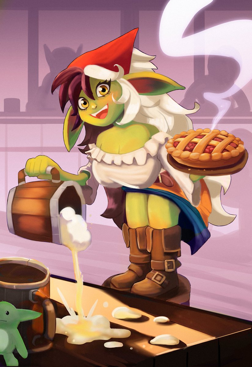 bepizin's tweet image. Paintover of a gift to a very kind and cool friend, managed to get back on track, finally 🥧