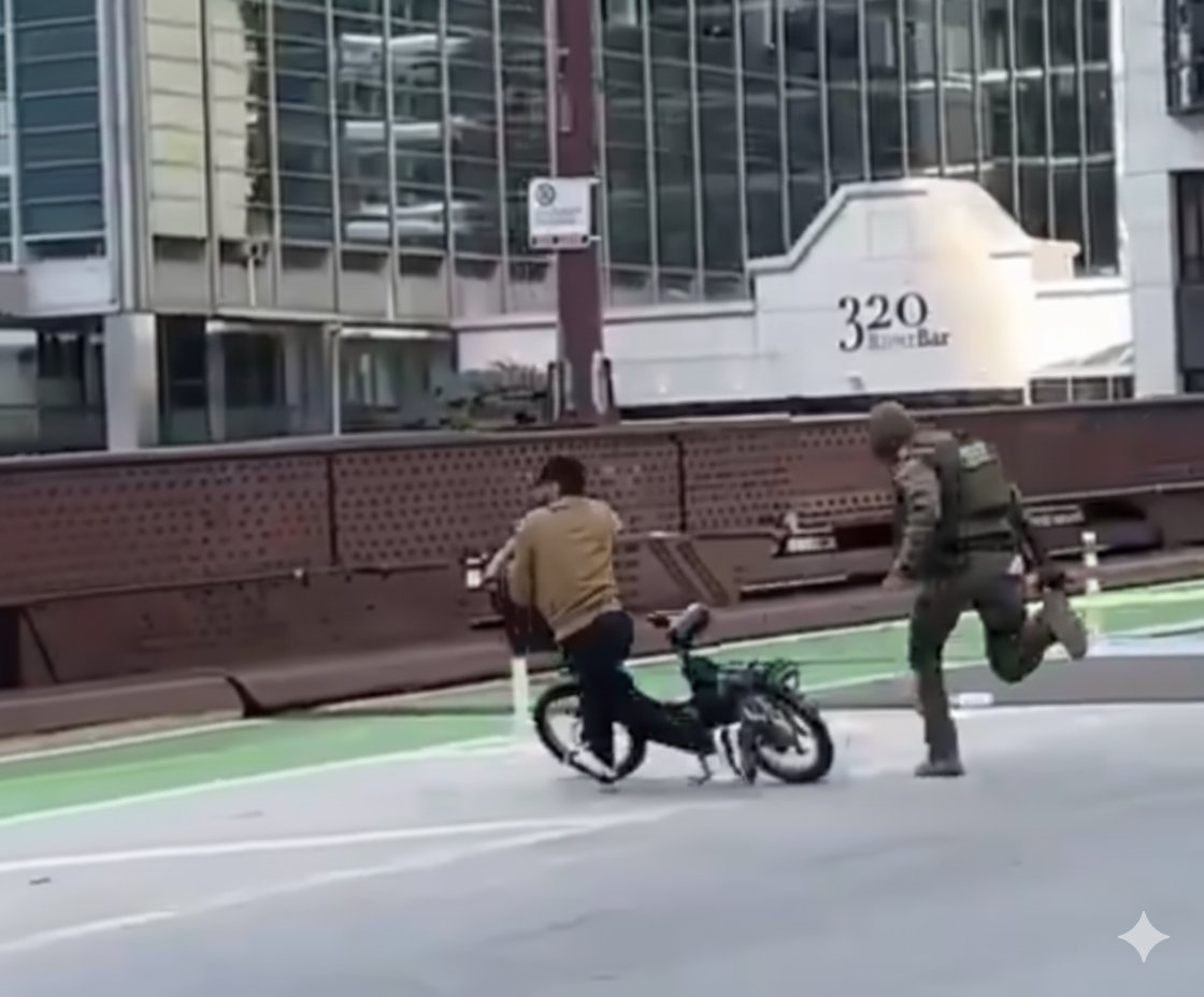 PublinewsGT's tweet image. ¡ Video ! En medio de un tenso operativo de inmigración, un ciclista se enfrentó a los agentes y protagonizó una huida de película.
publinews.gt/virales/2025/0…
#Inmigración #Noticias #Insólito #publinewsv #PublinewsGT #videoviral