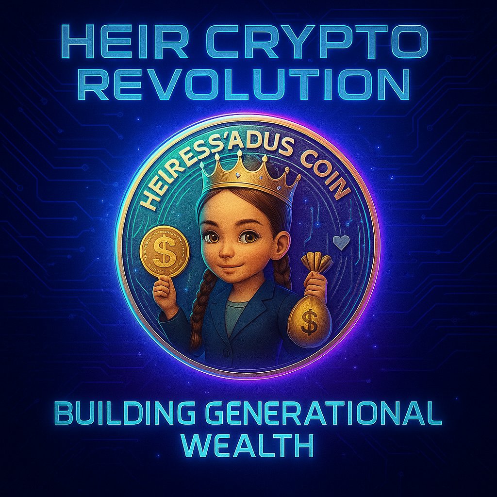 HeiressAdus's tweet photo. Financial literacy is the real superpower. 🦸‍♀️💰
And $HEIR Coin makes it accessible for kids, families, and communities everywhere.
#NextGenFinance #CryptoSuperpower #Solana #BlockchainGaming #CryptoEducation #bwf https://t.co/hy6rOON1ql