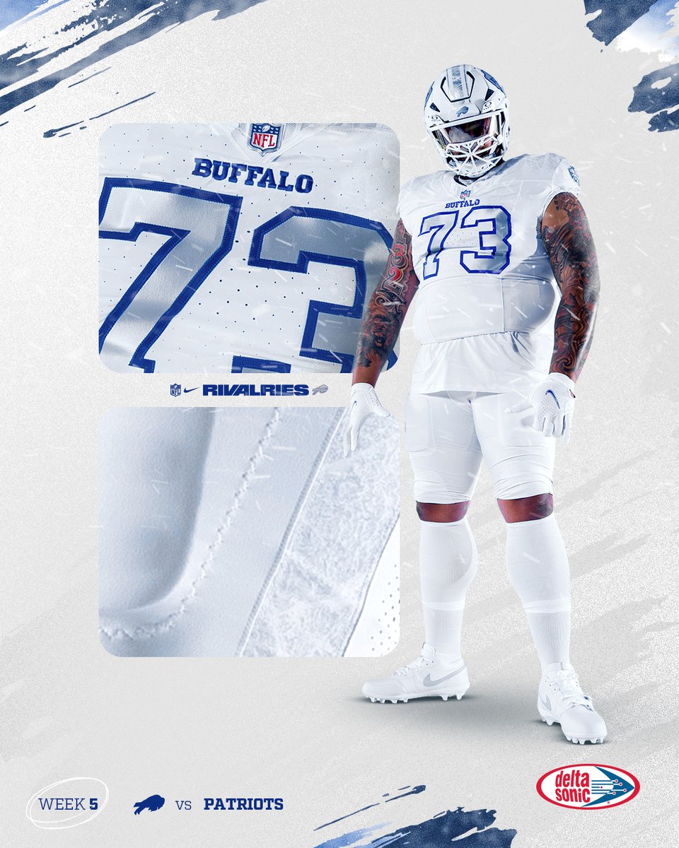 ICYMI: Sunday's uniform. ❄️😁

<a href="/DeltaSonicWash/">Delta Sonic</a> | #BillsMafia
