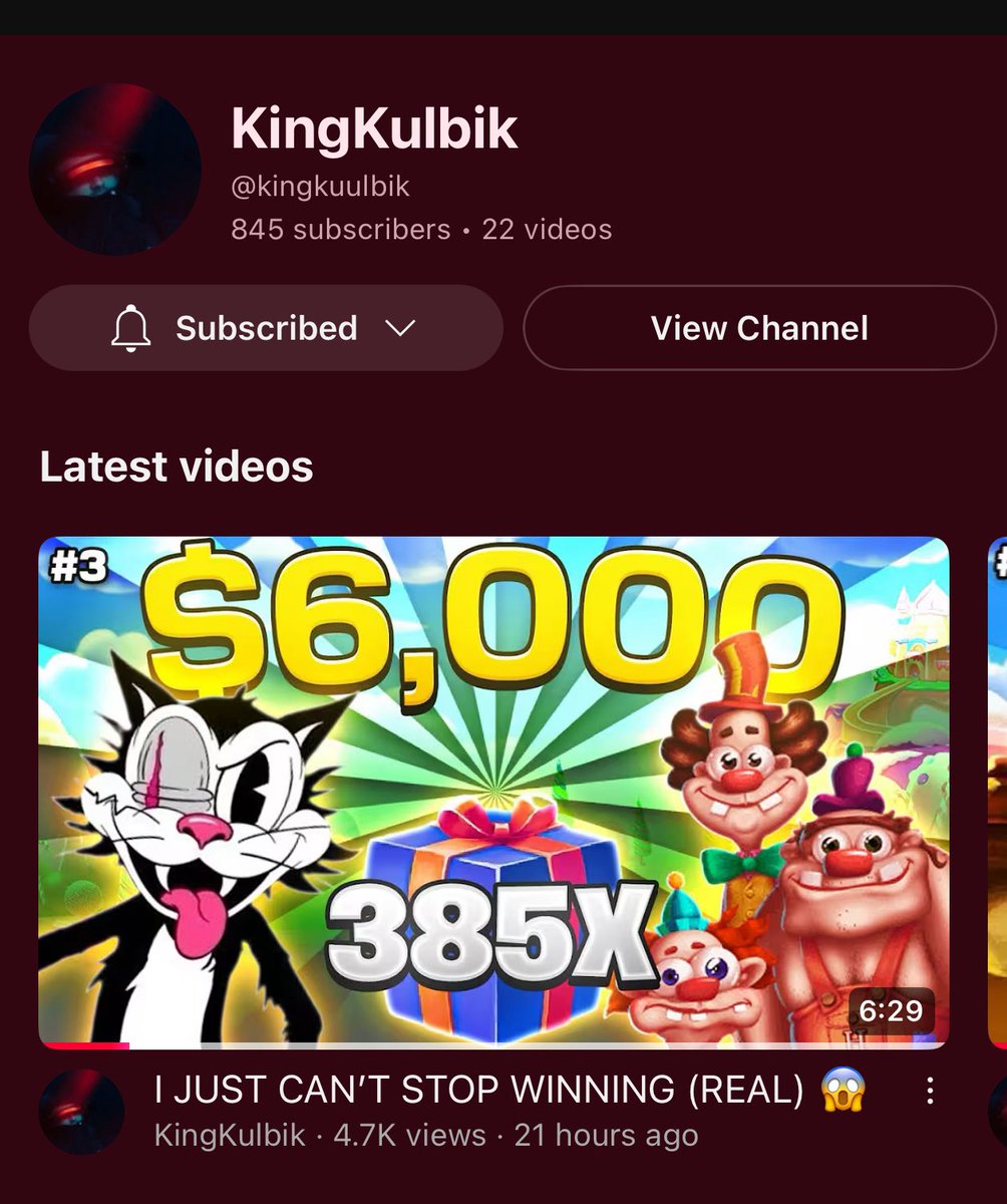 KulbikC's tweet image. damn nearly 5k views on YouTube in under 24hours
