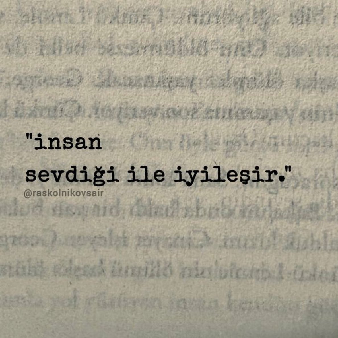 "insan, sevdiği ile iyileşir."