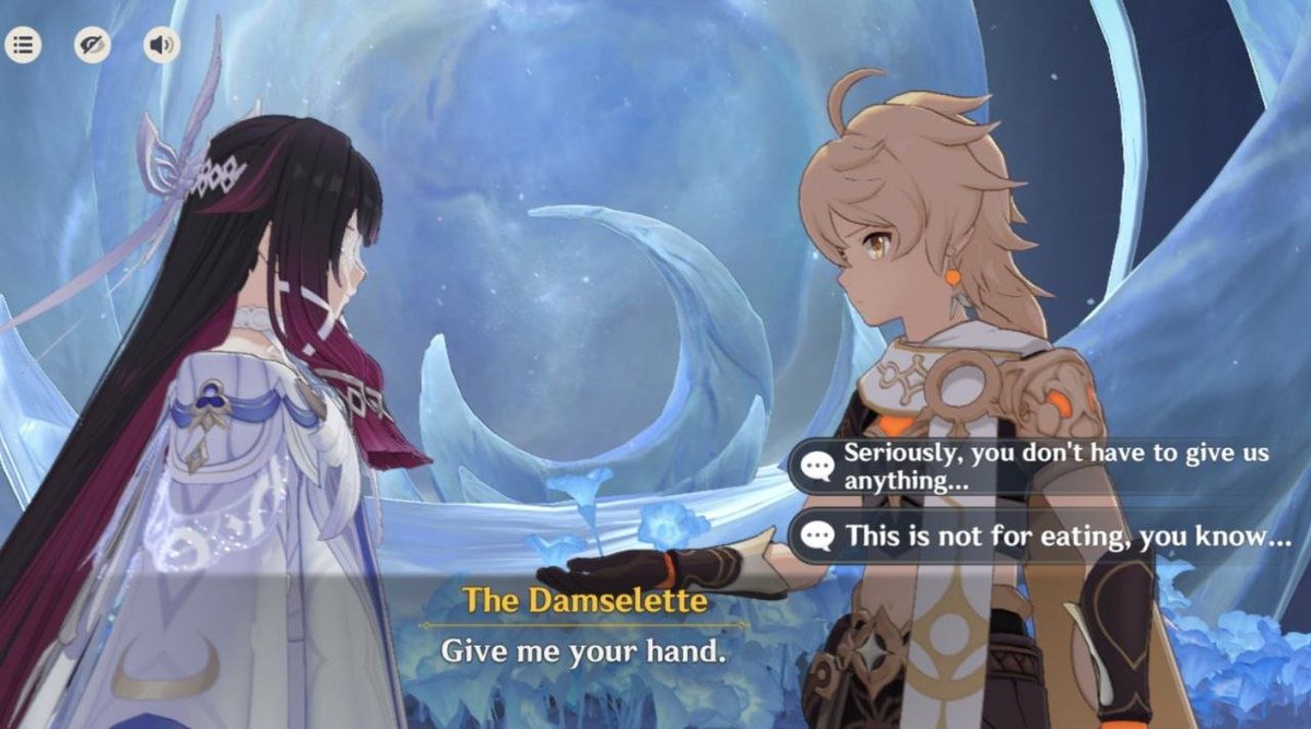 UTAKSMXZ's tweet image. Love bites~
#Aetherbina #Aebina #Columbina #Aether #Nodkrai #GenshinImpact