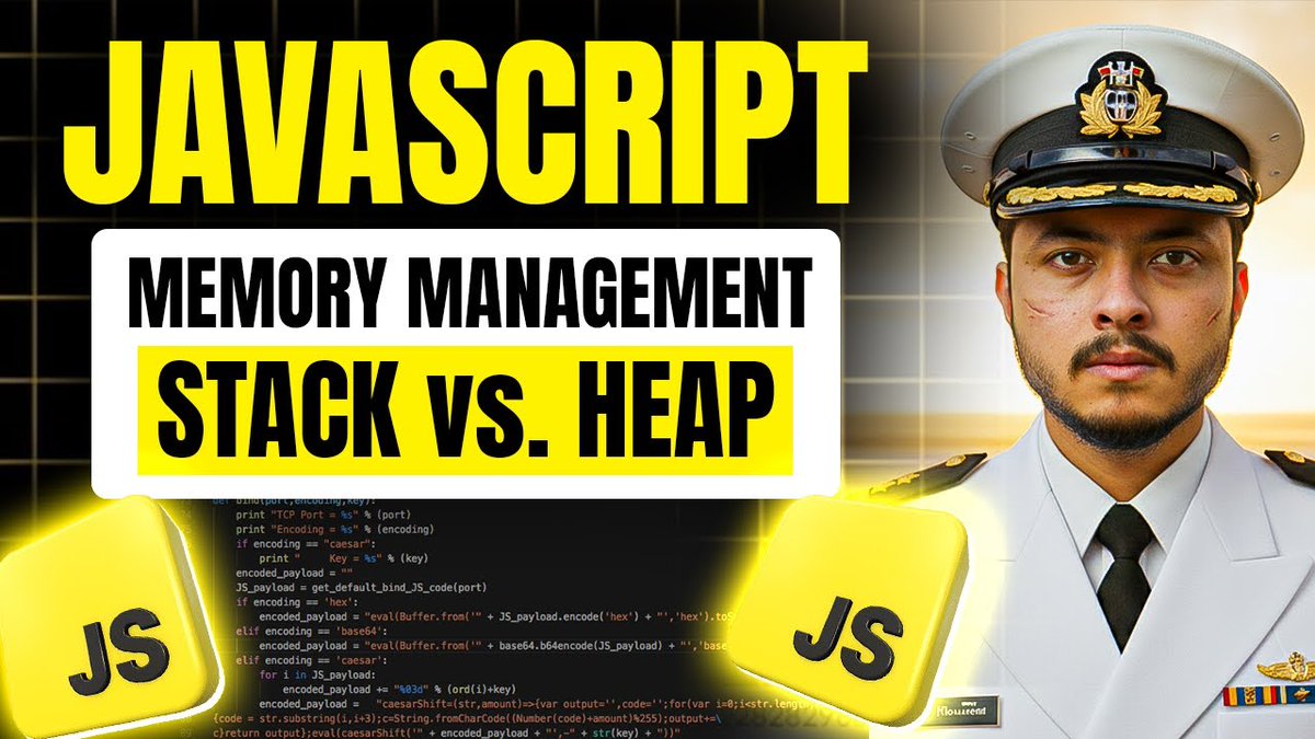 codebreathing's tweet image. Day 15 of my Web Dev journey 🚀
Today I dived into Memory Management in JavaScript 🧠💻
The lecture was explained so clearly that it sparked my curiosity to go deeper — definitely worth revisiting to strengthen understanding.

Thanks @rohit_negi9 sir 🙏
@CoderArmy